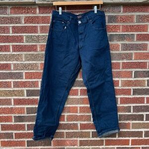Architect Jean Company Dark Blue Denim Relaxed Fit Denim Jeans